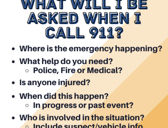 What will I be asked when I call 911
